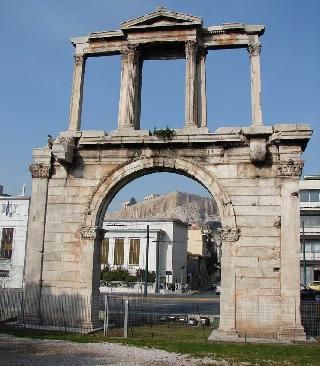 Greece Athens Arch of Hadrian Arch of Hadrian Greece - Athens - Greece