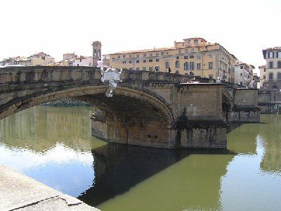 Italy Florence Santa Trinita Bridge Santa Trinita Bridge Tuscany - Florence - Italy