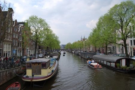 Netherlands Amsterdam Casas - Barco Casas - Barco Amsterdam - Amsterdam - Netherlands