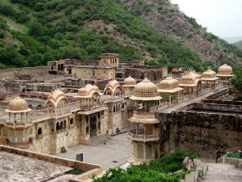 India Jaipur Galta Temple Galta Temple Rajasthan - Jaipur - India