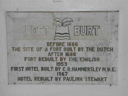 British Virgin Islands Road Town  Fort Burt Fort Burt British Virgin Islands - Road Town  - British Virgin Islands