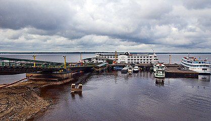 Brazil Manaus Floating Port Floating Port Manaus - Manaus - Brazil
