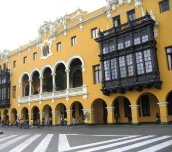 Peru Lima Municipal Palace Municipal Palace Peru - Lima - Peru