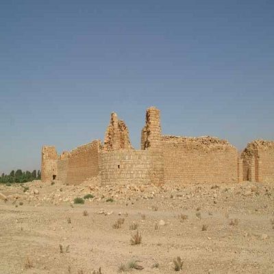 Jordan Desert castles Ain es-Sil Palace Ain es-Sil Palace Jordan - Desert castles - Jordan
