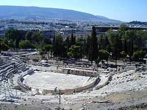 Greece Athens Dionysus theatre Dionysus theatre Greece - Athens - Greece
