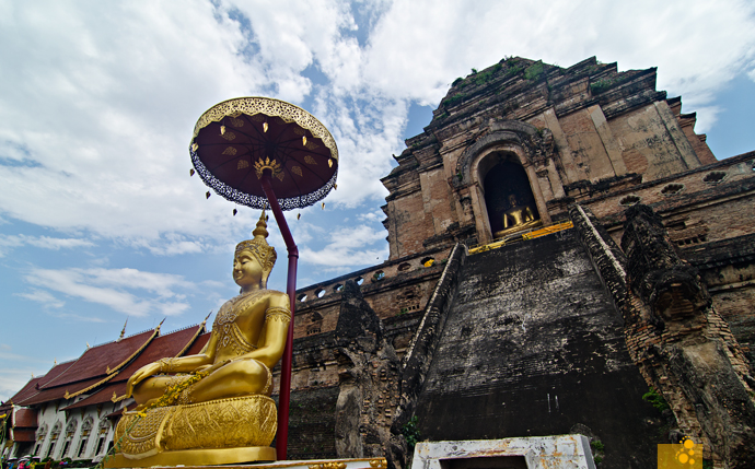Thailand chengmai Wat Chidi Luang Monument Wat Chidi Luang Monument Thailand - chengmai - Thailand