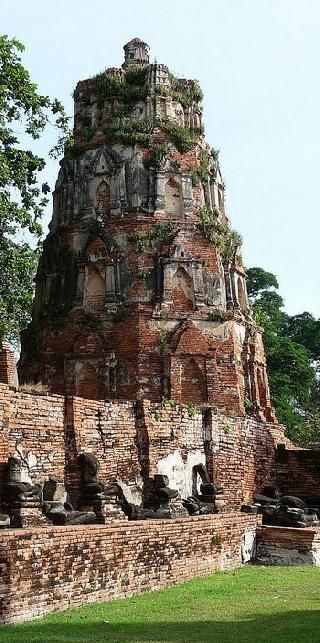 Thailand Ayutthaya  Wat Mahathat Wat Mahathat Thailand - Ayutthaya  - Thailand