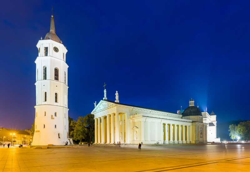 Lithuania Vilnius Cathedral Square Cathedral Square Lithuania - Vilnius - Lithuania