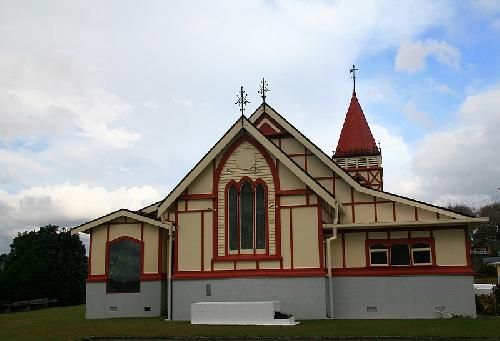 New Zealand Ohinemutu Angelican Maori Church Angelican Maori Church New Zealand - Ohinemutu - New Zealand