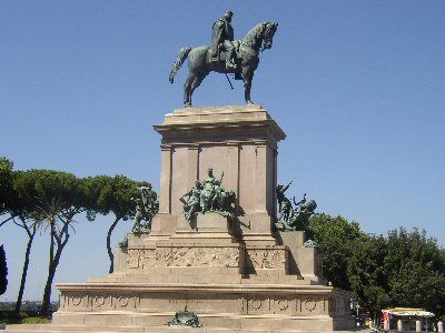 Italy Rome Garibaldi Statue Garibaldi Statue Rome - Rome - Italy
