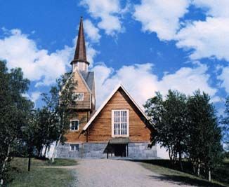 Sweden Kiruna  Kaersuando Church Kaersuando Church Sweden - Kiruna  - Sweden