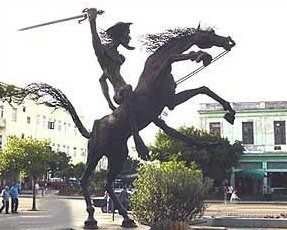 Cuba Havanna Don Quijote de la Mancha Statue Don Quijote de la Mancha Statue Cuba - Havanna - Cuba