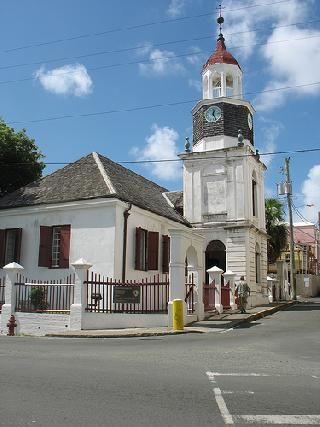 U. S. Virgin Islands Christiansted  Steeple Building Steeple Building U. S. Virgin Islands - Christiansted  - U. S. Virgin Islands