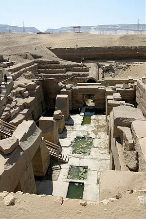 Egypt Abydos Temple Osireion Temple Osireion Egypt - Abydos - Egypt