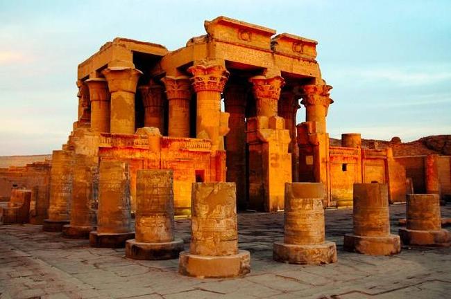 Egypt Kom Ombo The Hall of Hathor The Hall of Hathor Aswan - Kom Ombo - Egypt