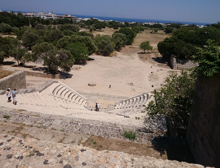Greece Rodos Ancient Olympic Stadium Ancient Olympic Stadium Greece - Rodos - Greece
