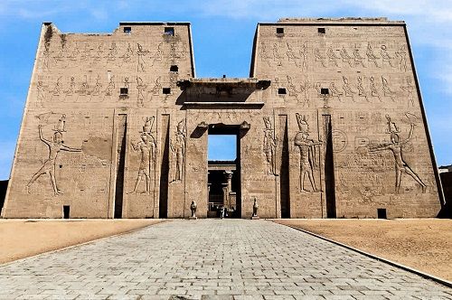 Egypt Edfu Temple of Edfu Temple of Edfu Aswan - Edfu - Egypt