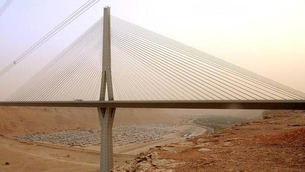Saudi Arabia Riyadh Suspension bridge Suspension bridge Saudi Arabia - Riyadh - Saudi Arabia