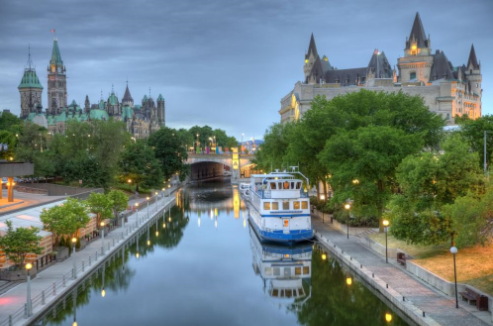 Canada Ottawa Rideau Canal Rideau Canal Canada - Ottawa - Canada