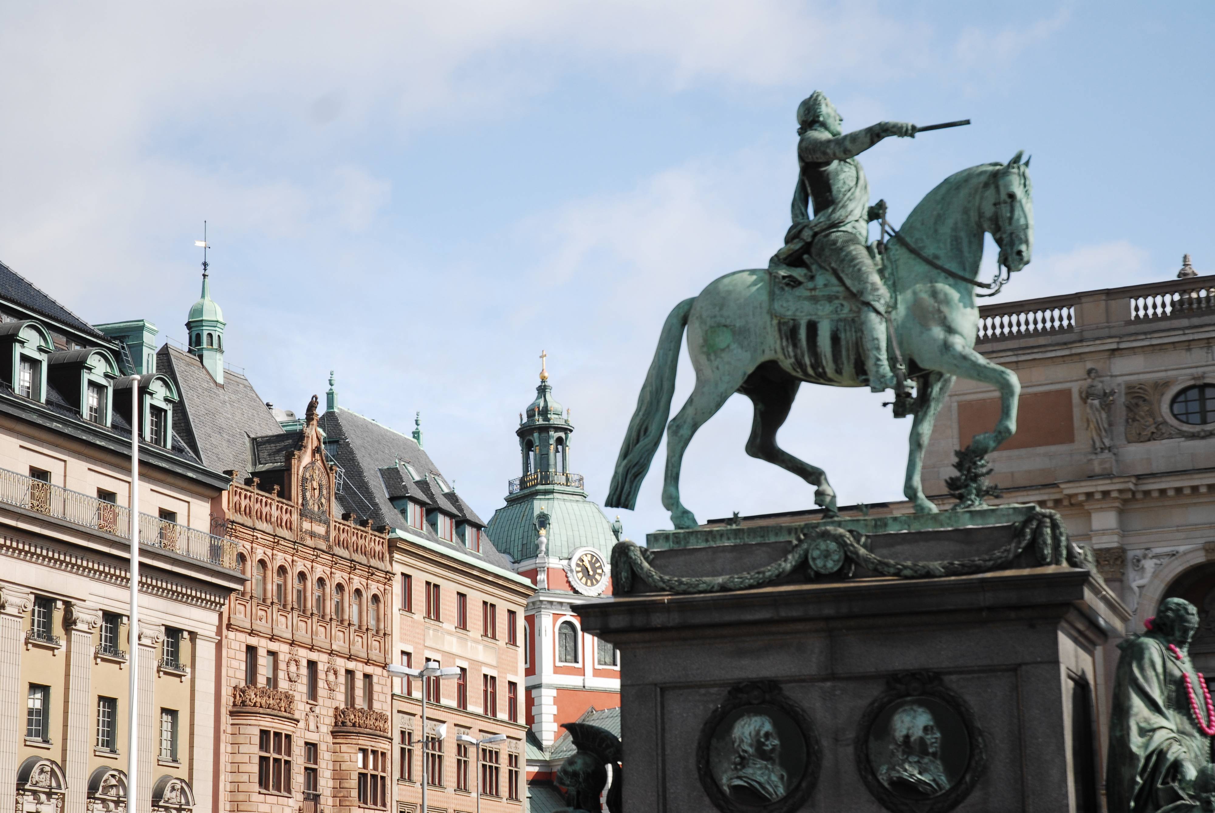 Sweden Stockholm Gustav II Adolfs Statue Gustav II Adolfs Statue Stockholm - Stockholm - Sweden